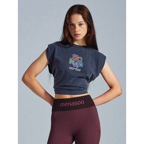MNS x American apparel No Run Sleeveless (over-fit)_Charcoal