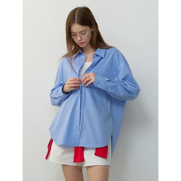 NEW 링클 프리 오버핏 셔츠_4COLORS