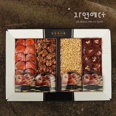 충북 영동 가미농산 곶감 혼합선물세트 2호 1.2kg 곶감/호두/잣/호두말이