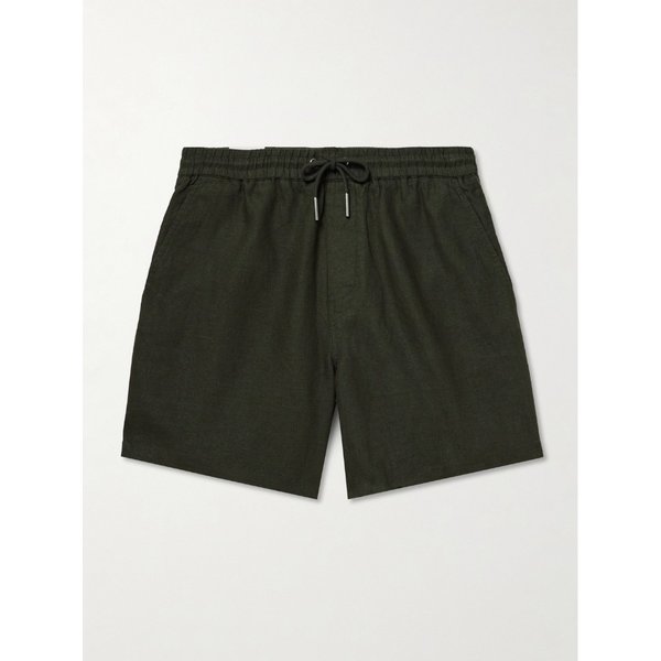 NN.07 그레고르 1454 스트레이트 레그 리넨 드로우스트링 쇼츠 46376663163055452