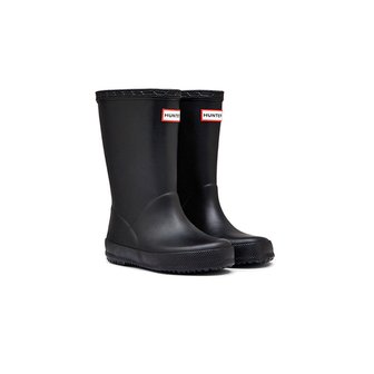 헌터 [KIDS] 퍼스트 클래식 레인부츠 - 블랙 KFT5094RMABLK