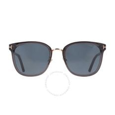 4436274 Tom Ford Grey Square Mens Sunglasses