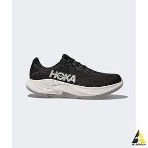 HOKA 호카 (남성) 링컨 4 와이드 - 블랙 화이트 1155132-BWHT