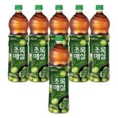 웅진식품 초록매실 1.5l 6개