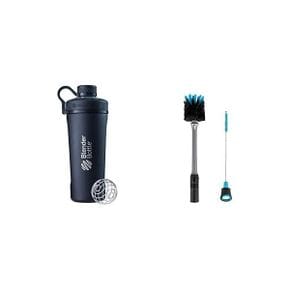 미국 블렌더보틀 쉐이커 보틀 블렌드erBottle Radian Shaker Cup ulated 스테인리스 스틸 Water