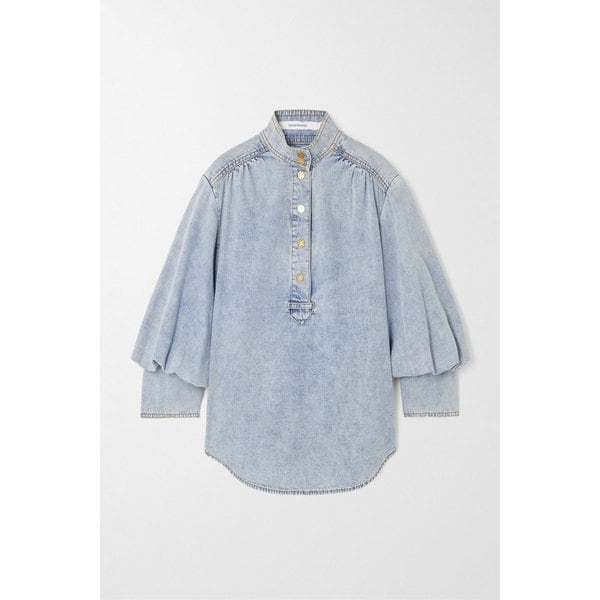 데님 블라우스 라이트 데님 46376663163043398