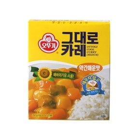 오뚜기 그대로카레(약간매운맛)200g (W97859C)