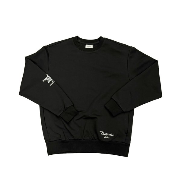 [여주점] 지프 아웃사이더 레터링 맨투맨 JQ1TSU836BK