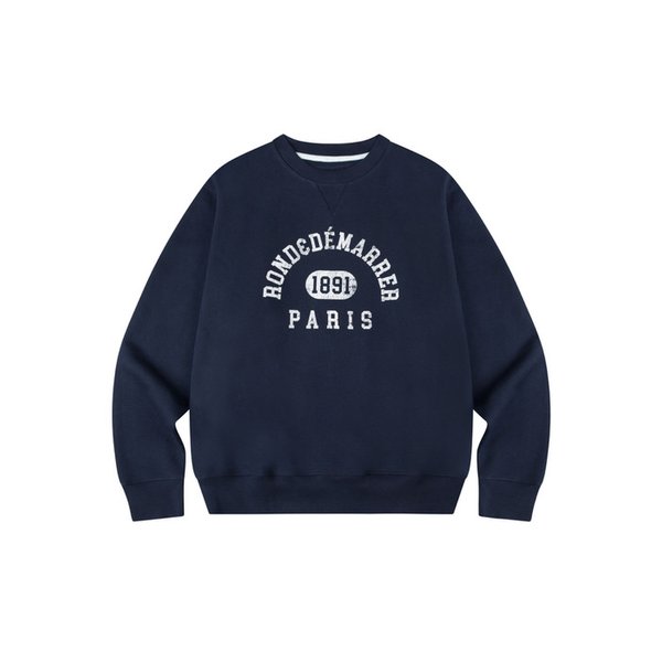 [남녀공용] PARIS 1891 컬리지 그래픽 맨투맨