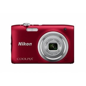 Nikon 디지털 카메라 COOLPIX A100 광학 5배 2005만 화소 레드 A100RD