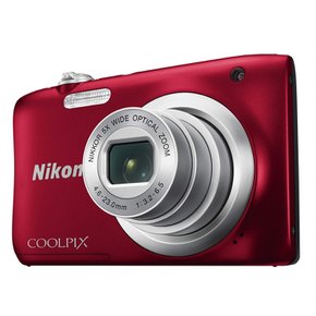 Nikon 디지털 카메라 COOLPIX A100 광학 5배 2005만 화소 레드 A100RD