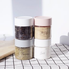 모던 양념통 소분용기 조미료통 300ml 4P+스티커증정