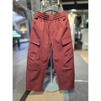 더블제이디 [시흥점] 26 스판리벳카고 스트링팬츠(와인)/JHZZ80105WI