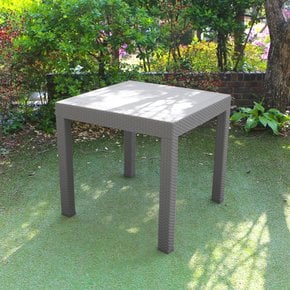 모니카 800 라탄 플라스틱 테이블 야외 카페 정원