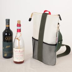 MACI BAG [ Two Bottle Wine Chiller Bag ] - VANILLA  두병 와인 칠러  토트 백