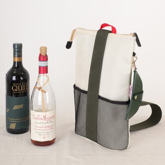 프라이데이러브 MACI BAG [ Two Bottle Wine Chiller Bag ] - VANILLA  두병 와인 칠러  토트 백