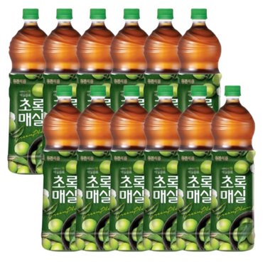  웅진식품 초록매실 1.5l 12개