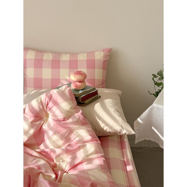 먼지없는 알러지케어 빅깅엄 베개커버 단품 지퍼형