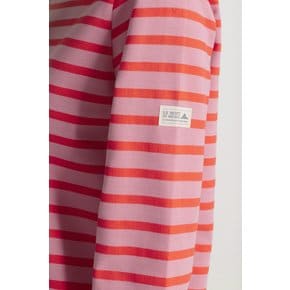 (W) TILDA - Mariniere Long Sleeve T-shirt_PINK_LSTA0TS31W
