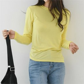 레이온 스판 기본라운드티_P074332506