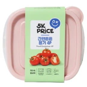 간편튼튼용기 정 750ml/4P