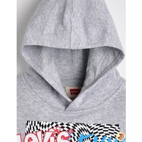 V234SW369P - 일루젼로고기모후드맨투맨티셔츠