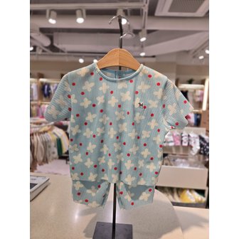 블루독베이비 [파주점] (BL)  도형플리츠 상하세트 4537067222