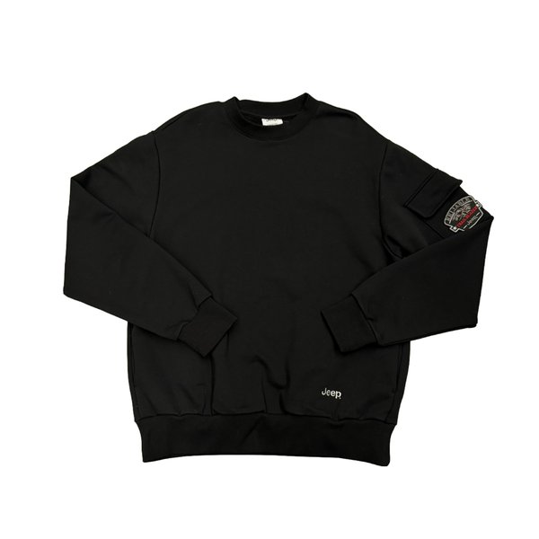 [여주점] 지프 등판 그래픽 맨투맨 JQ1TSU834BK