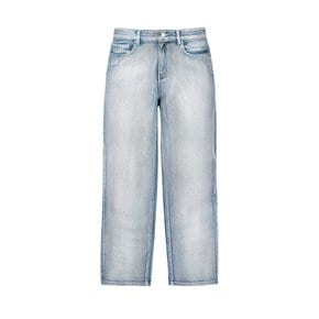 Straight Fit Denim Pants in L/Blue VJ3SL063-AM