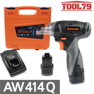 아임삭 AW414Q 3G 충전 임팩트렌치 14.4V 2.0Ah 배터리 2개 임팩렌치