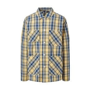 [23SS] [WOOLRICH] 옐로우 포켓배색 울혼방 긴팔캐주얼  RAJU3EWC3Y2