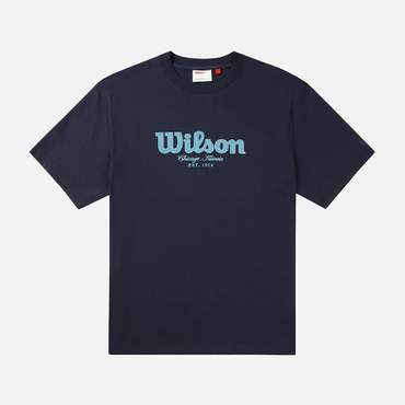 윌슨 퓨어드라이 빅로고 티셔츠 UNI/NVY/W253003NTS75