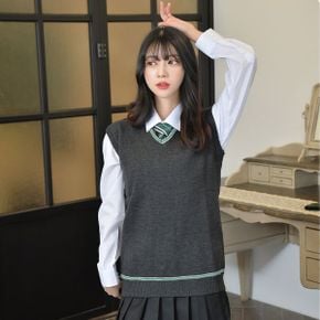 교복몰 마법학교 슬기로운 마법사 그린라인 조끼_P355553486