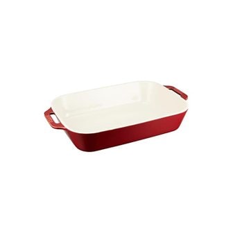  staub 스토우브 렉탱귤러 디쉬 코퍼 34×24cm 세라믹 그라탕 접시 오븐 전