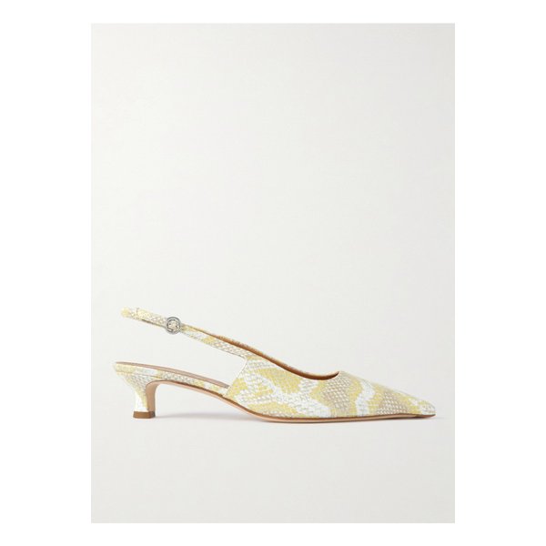 에이디 카트리나 스네이크 이펙트 가죽 슬링백 펌프스 1647597351811621