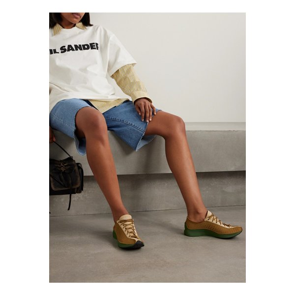 에어 슈퍼플라이 퍼포레이티드 누벅 스웨이드 스니커즈 브라운 1647597358690545