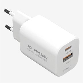 가정용 30W 듀얼 C타입 USB 멀티 PD PPS 급속 초 고속 충전기