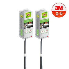 뉴 다용도 먼지떨이/브러쉬 롱핸들 + 리필 2입 X 2개