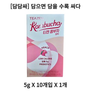 담담싸 티젠 콤부차 피치 (5g X 10개입) 1개