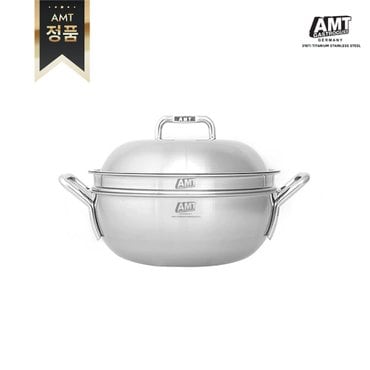 AMT [정품] AMT 316Ti 통5중 샤프 파티웍 24cm