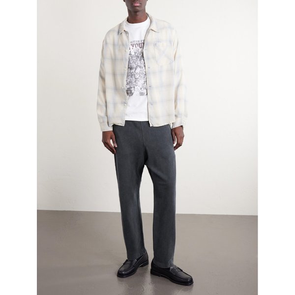 레미 릴리프 스트레이트 레그 코튼 저지 스웨트팬츠 46376663163074089