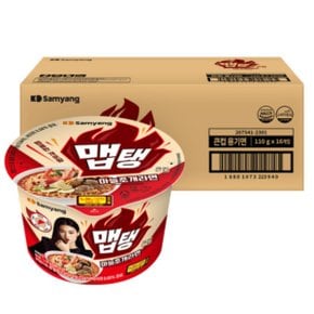 맵탱 마늘 조개 라면 큰컵 110g x 16개