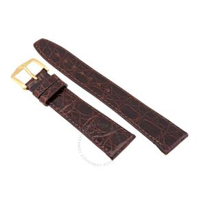 4172873 Hirsch Uni 19 mm Crocodile Leather Watch Band