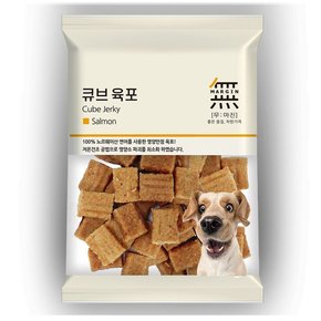 바우와우 무마진 큐브 육포 연어 80g