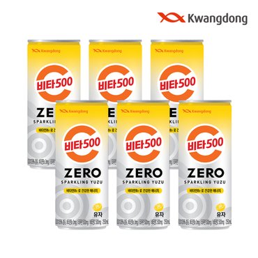 광동 비타500 스파클링 유자 제로 250ml x 24캔