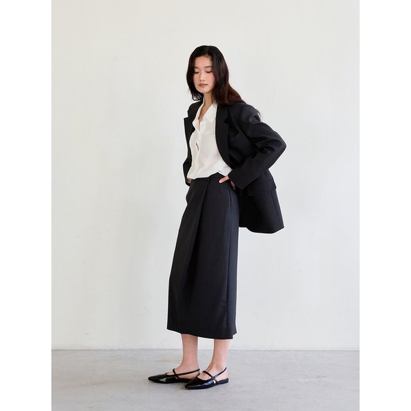 Chic Wrap Skirt (Beige)