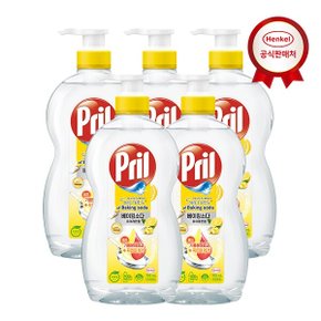 베이킹소다 퓨어레몬향 700ml x5개 고농축 1종 주방세제