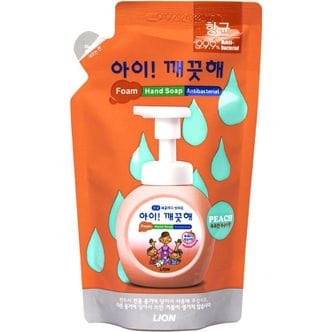 오너클랜 거품형 촉촉한 복숭아향 리필 200ml 아이깨끗해