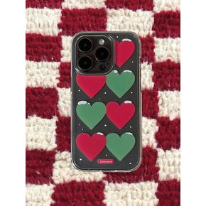 Christmas Heart case  (Jelly/Jell hard/Card case)