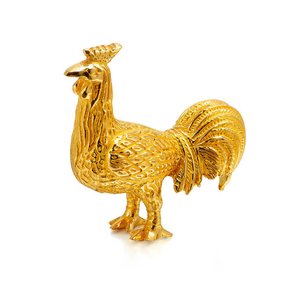순금 선물 기념품 황금 닭 24K 37.5g 동물 디자인